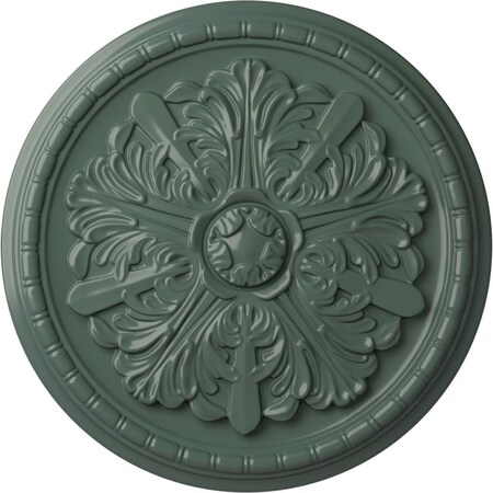Ekena Millwork Washington Ceiling Medallion (Fits Canopies up to 2 7/8"), 17 1/8"OD x 1 1/2"P, Cloud Burst CM17WACBF